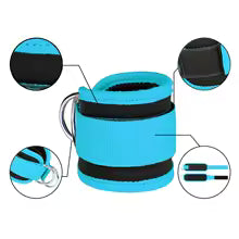 Cable Ankle Straps Double D-Ring